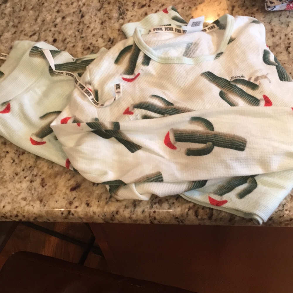 Pink Christmas pjs